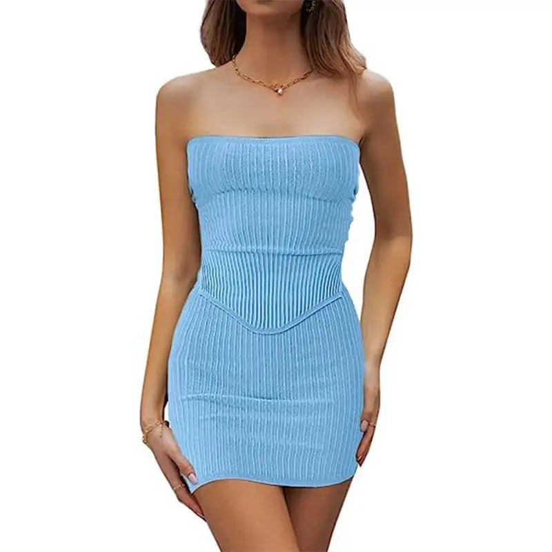 Chic Crop Top Skirt Set - Musttbuy