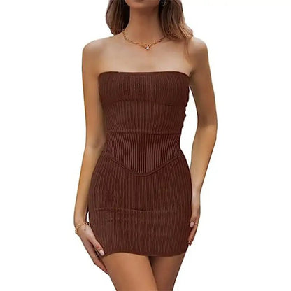 Chic Crop Top Skirt Set - Musttbuy
