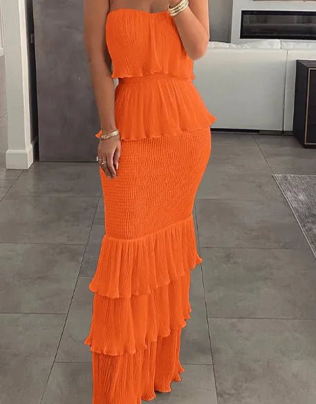Chic Pleated Ruffle Skirt - Musttbuy