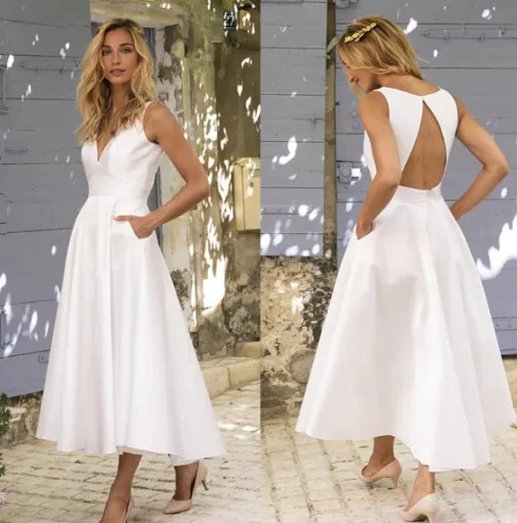 Chic Slim Halter Dress - Musttbuy