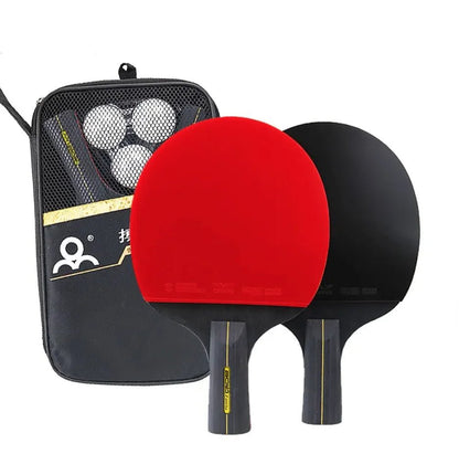 Double - Sided Adhesive Table Tennis Racket Set - Musttbuy