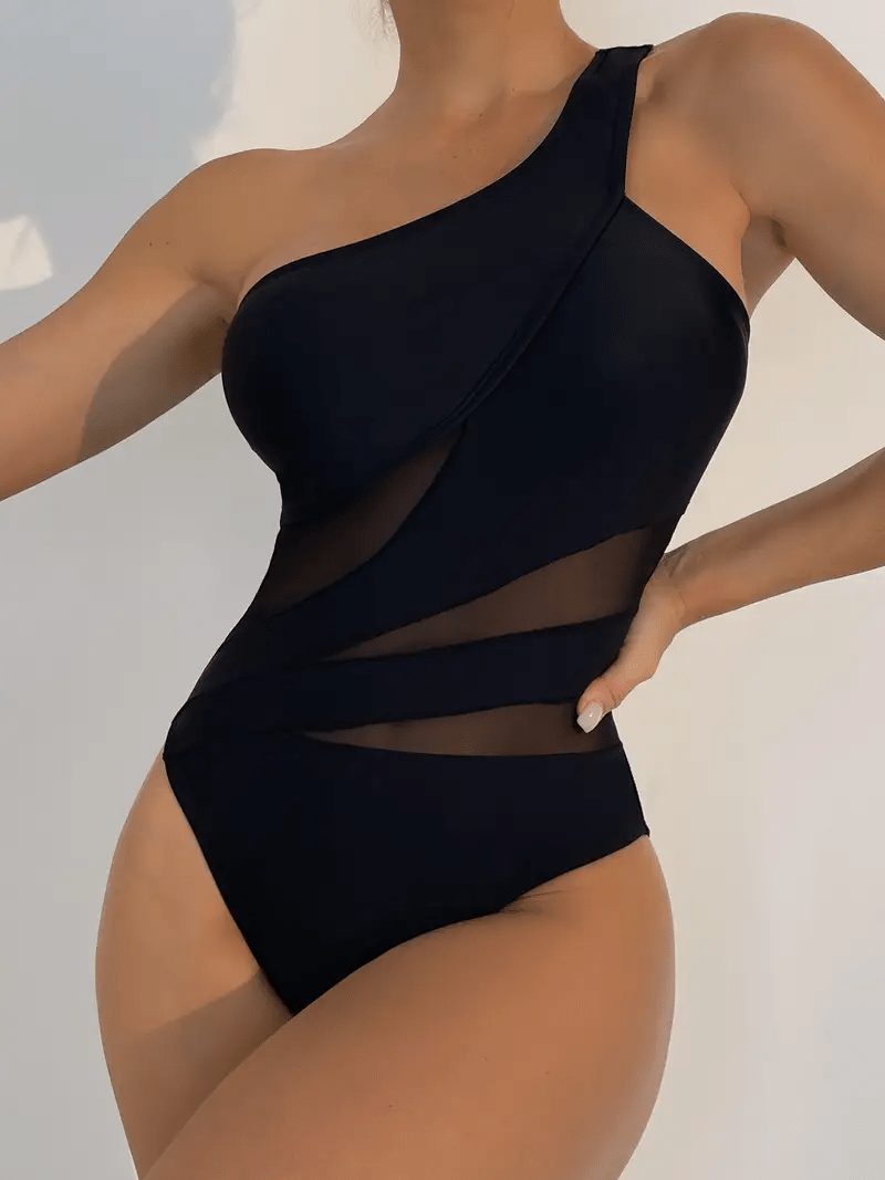 Elise One - Piece Solid Color Women's Swimsuit - Musttbuy