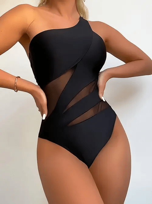 Elise One - Piece Solid Color Women's Swimsuit - Musttbuy