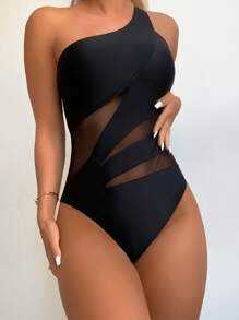 Elise One - Piece Solid Color Women's Swimsuit - Musttbuy