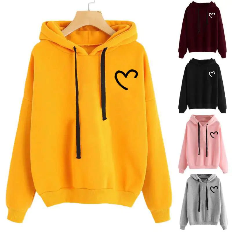 Fleece Hooded Women's Sweater Top - Musttbuy