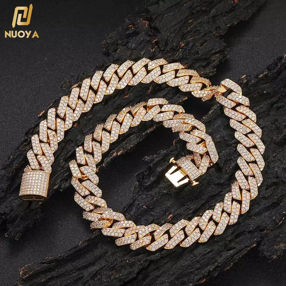 Gold Plated Iced out Cuban Chain Necklace - Musttbuy