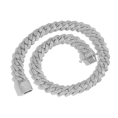 Gold Plated Iced out Cuban Chain Necklace - Musttbuy