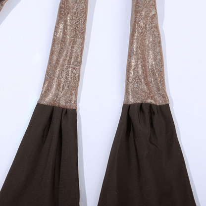 Halter Plunge Embellished Swimsuit - Musttbuy