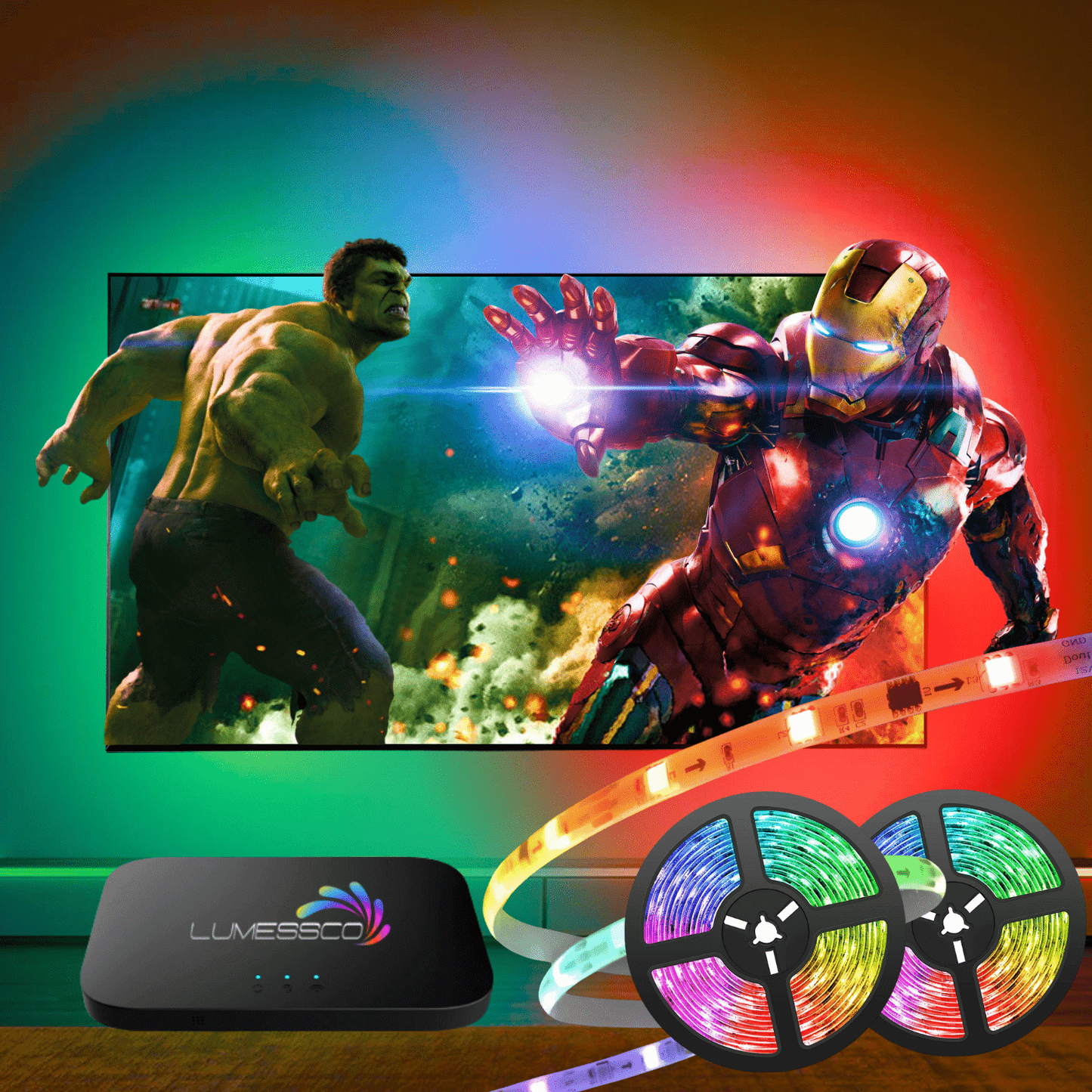 HDMI Sync Box TV BackLight Kit - Musttbuy