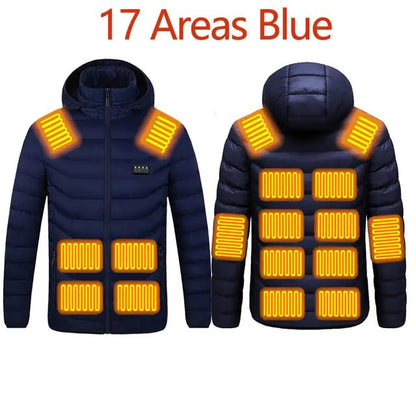 Hooded Heated Clothing Waterproof Warm Jackets - Musttbuy