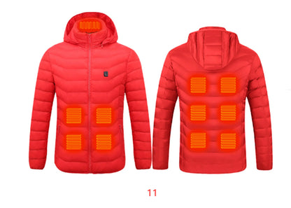 Hooded Heated Clothing Waterproof Warm Jackets - Musttbuy