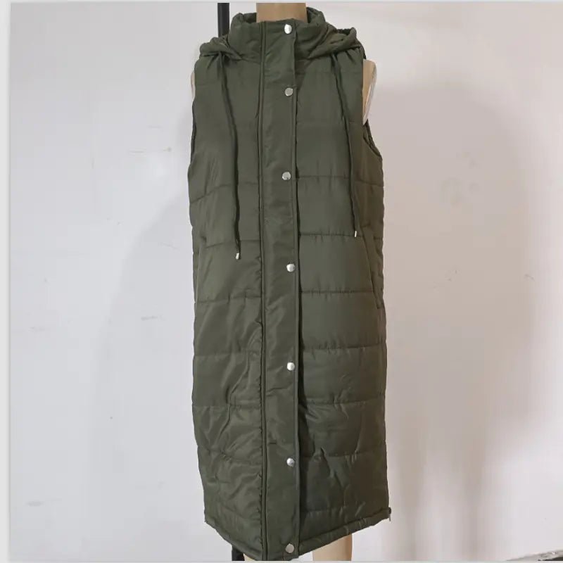 Hooded long Outdoor Vest - Musttbuy