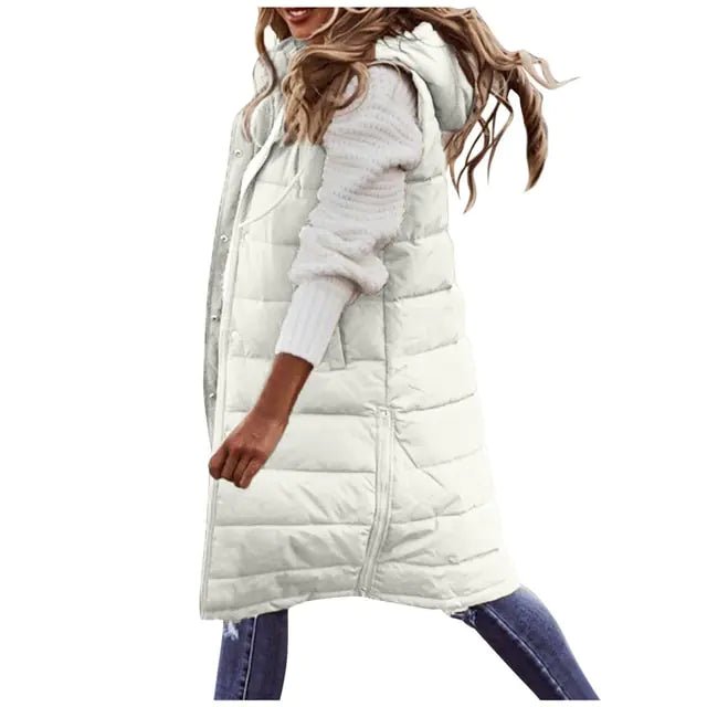 Hooded long Outdoor Vest - Musttbuy