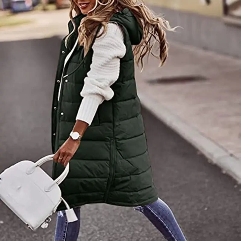 Hooded long Outdoor Vest - Musttbuy