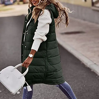 Hooded long Outdoor Vest - Musttbuy