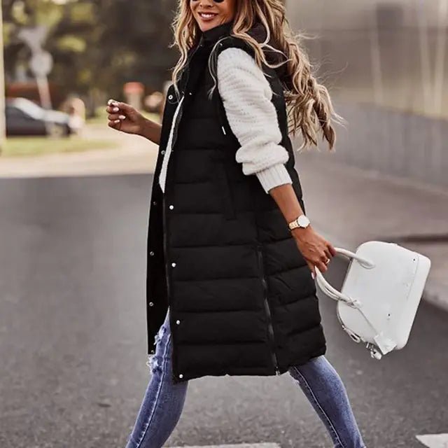 Hooded long Outdoor Vest - Musttbuy