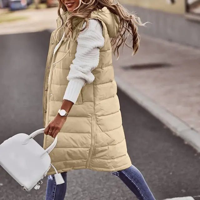 Hooded long Outdoor Vest - Musttbuy