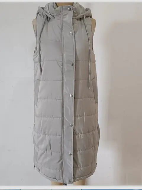 Hooded long Outdoor Vest - Musttbuy