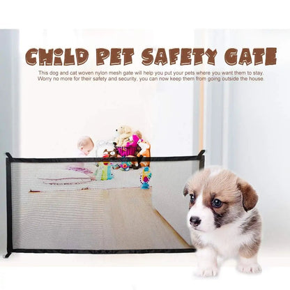 Indoor and Outdoor Dog Gate Mesh Fence - Musttbuy