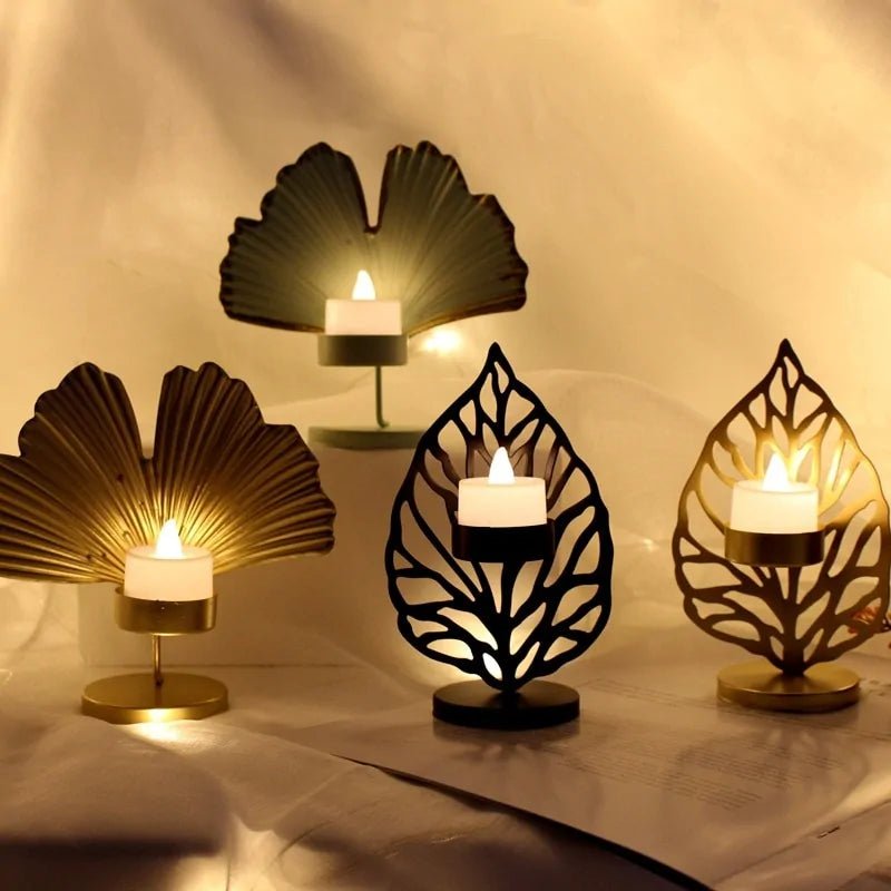 Iron Candlestick Holder: Nordic Design - Musttbuy