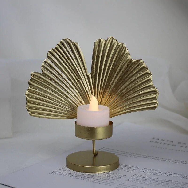 Iron Candlestick Holder: Nordic Design - Musttbuy