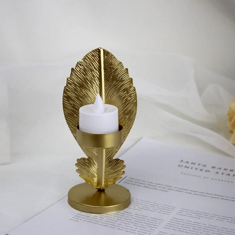 Iron Candlestick Holder: Nordic Design - Musttbuy