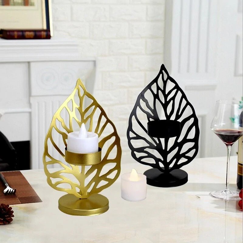 Iron Candlestick Holder: Nordic Design - Musttbuy