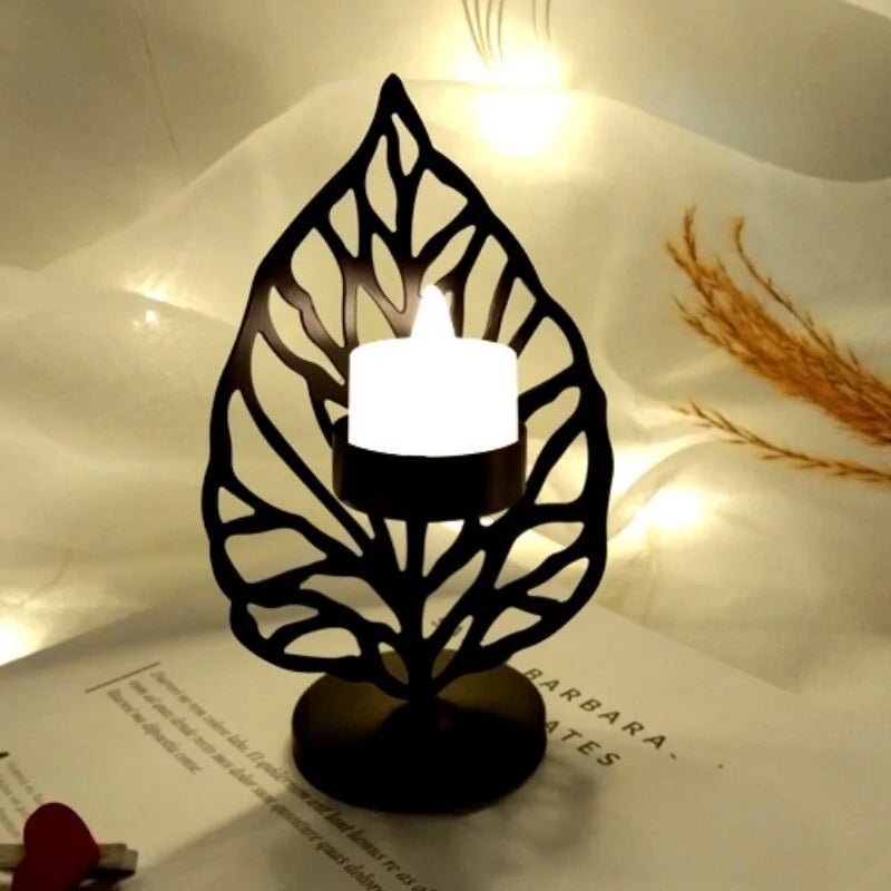 Iron Candlestick Holder: Nordic Design - Musttbuy