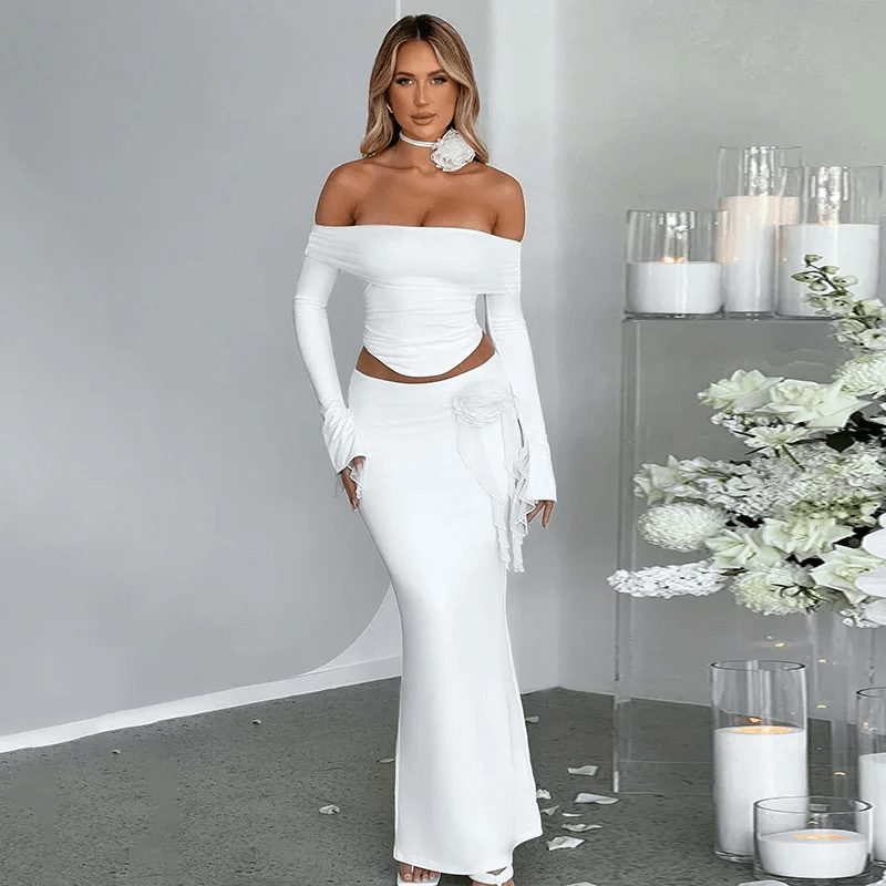 Long Sleeve Skirt Set - Musttbuy