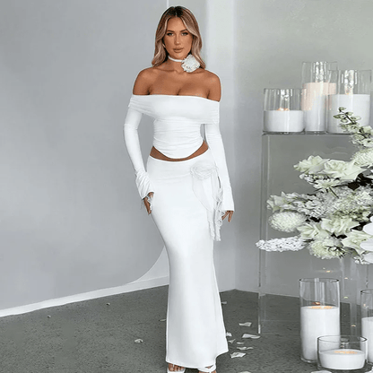 Long Sleeve Skirt Set - Musttbuy