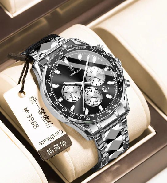 Luminous Waterproof Quartz Men's Watch - Musttbuy