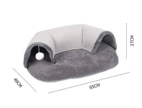 Autumn And Winter Plush Cat Nest Tunnel