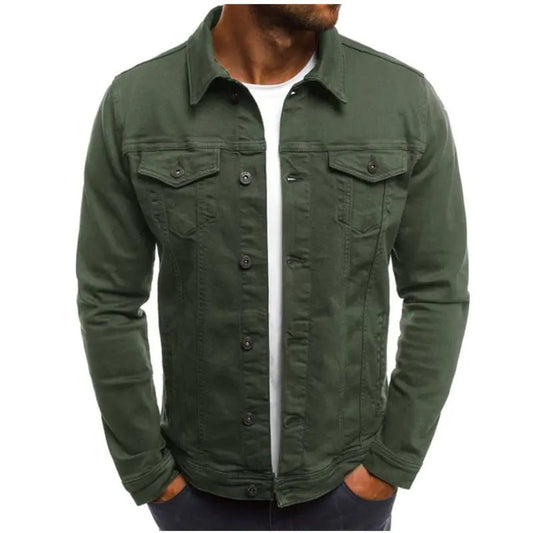Men’s Button - Up Denim Jacket - Musttbuy