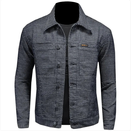 Men's Casual Denim Motorcycle Jacket - Musttbuy