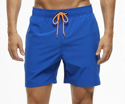 Men's Casual Solid Color Beach Shorts - Musttbuy