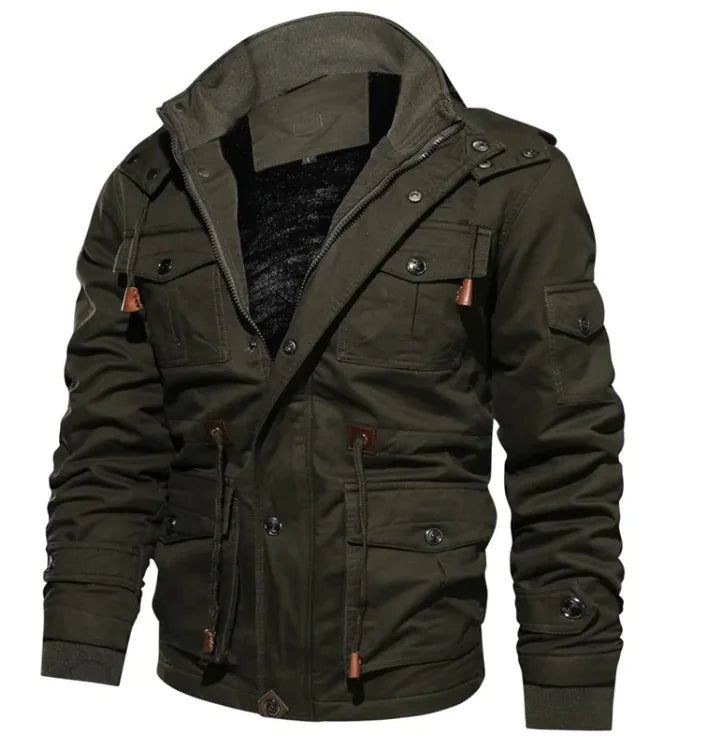 Men's Fashion Leisure Washed - out Coat Top - Musttbuy