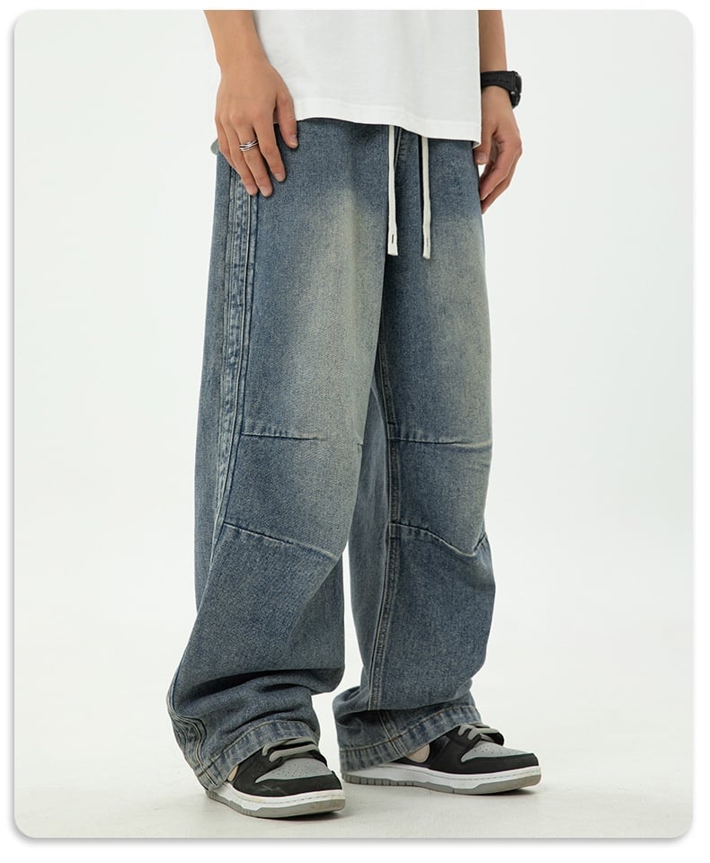 Men's Pleated Drawstring Trousers - Musttbuy