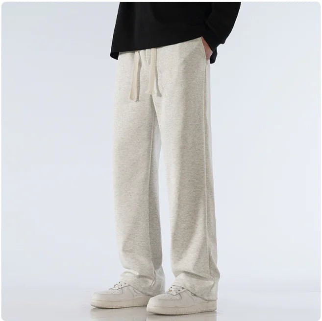 Men's Relaxed Wide - Leg Sports Trousers – Casual & Breathable - Musttbuy