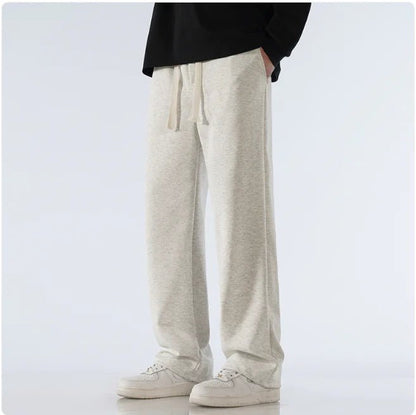 Men's Relaxed Wide - Leg Sports Trousers – Casual & Breathable - Musttbuy