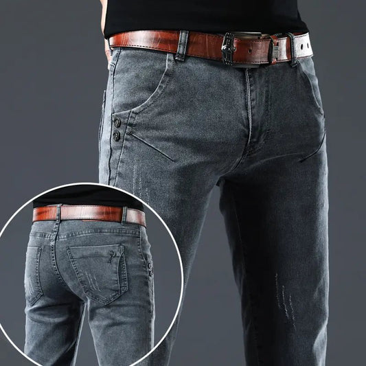 Men’s Slim Fit Stretch Jeans - Musttbuy