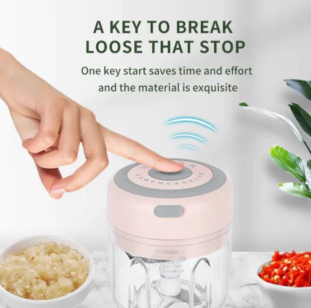 Mini Electric Garlic Chopper & Grinder - Musttbuy
