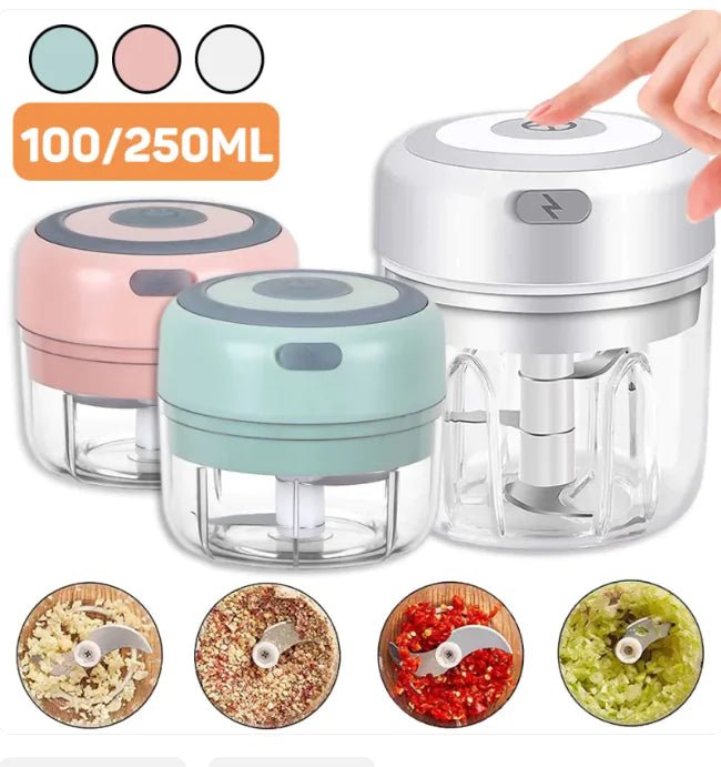 Mini Electric Garlic Chopper & Grinder - Musttbuy