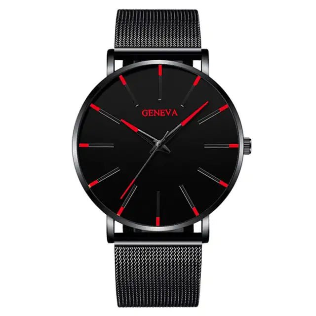 Minimalist Stainless Steel Watch - Musttbuy