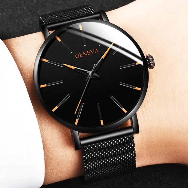 Minimalist Stainless Steel Watch - Musttbuy