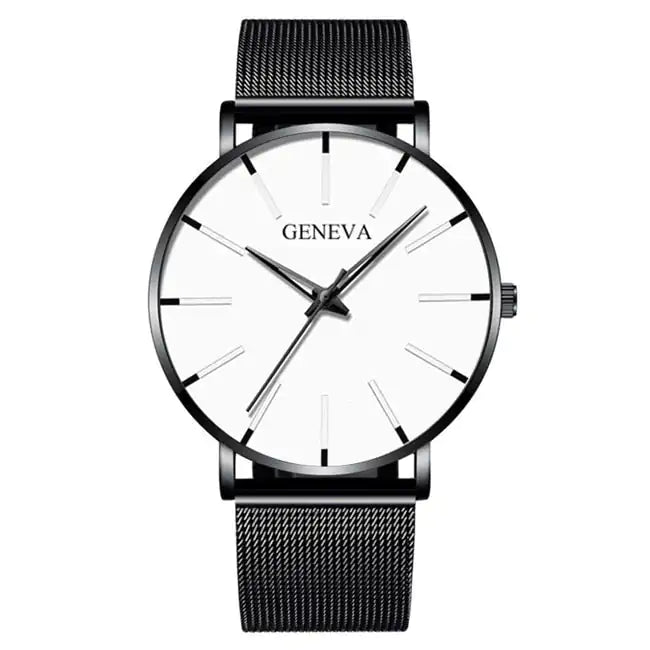 Minimalist Stainless Steel Watch - Musttbuy