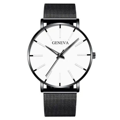 Minimalist Stainless Steel Watch - Musttbuy