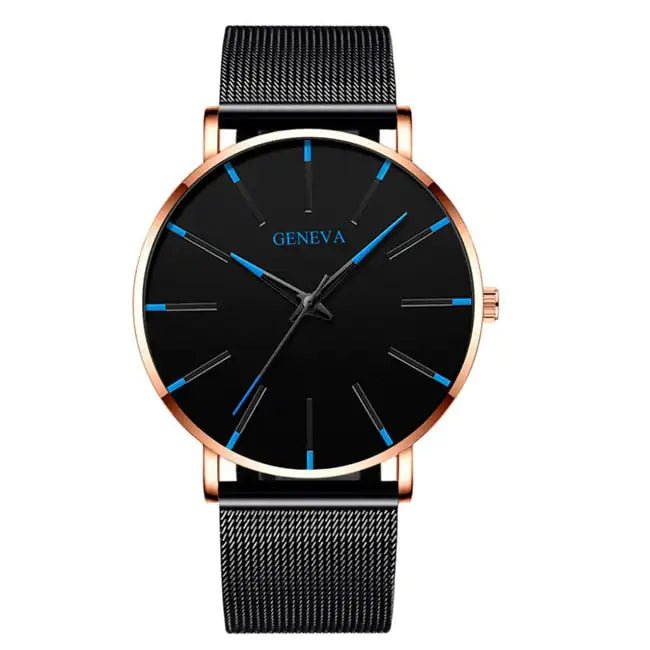 Minimalist Stainless Steel Watch - Musttbuy