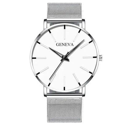 Minimalist Stainless Steel Watch - Musttbuy