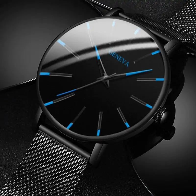 Minimalist Stainless Steel Watch - Musttbuy