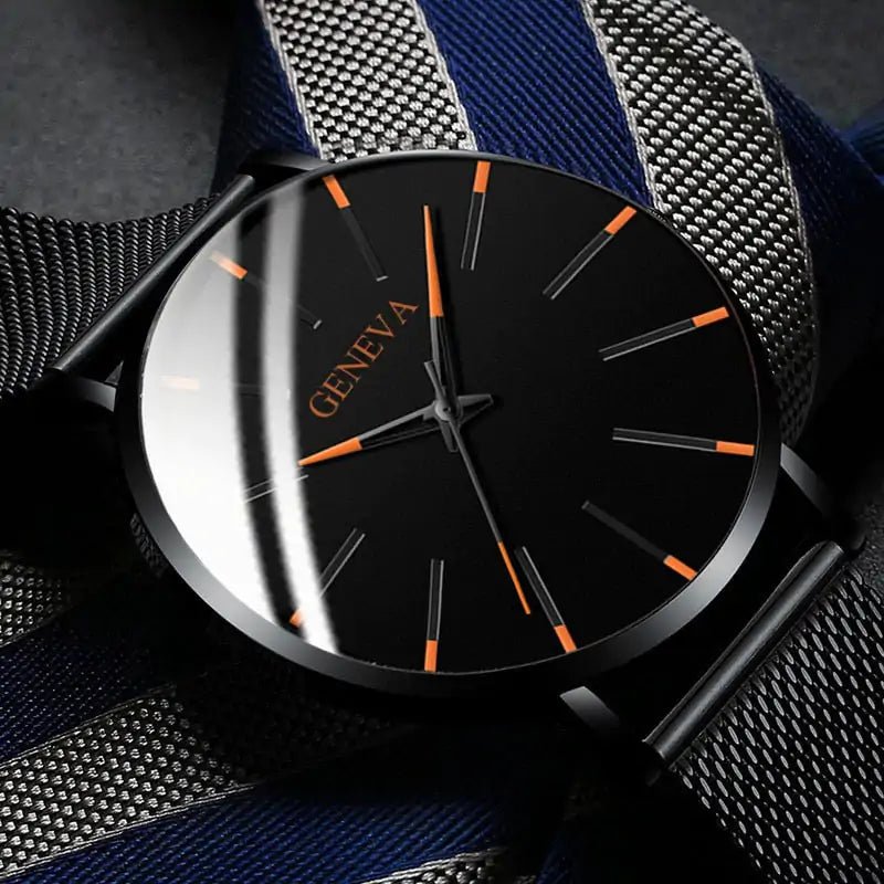 Minimalist Stainless Steel Watch - Musttbuy